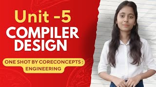 Unit-5 Compiler design 🔥|aktu|with notes| easy explanation #oneshot #unit5 #cd #compilerdesign #aktu