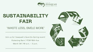 Join us for Sustainability Fair 2024, Saturday, March 30th.