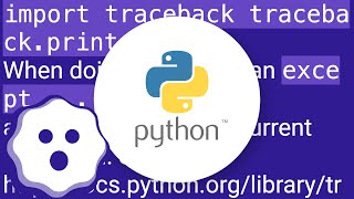 e.printStackTrace equivalent in python