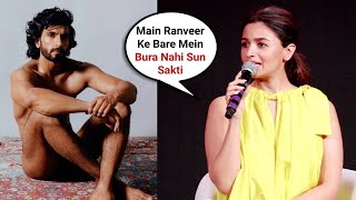 Alia Bhatt Angry Reaction On Ranveer Singh Paper Magazine Photoshoot Trolled