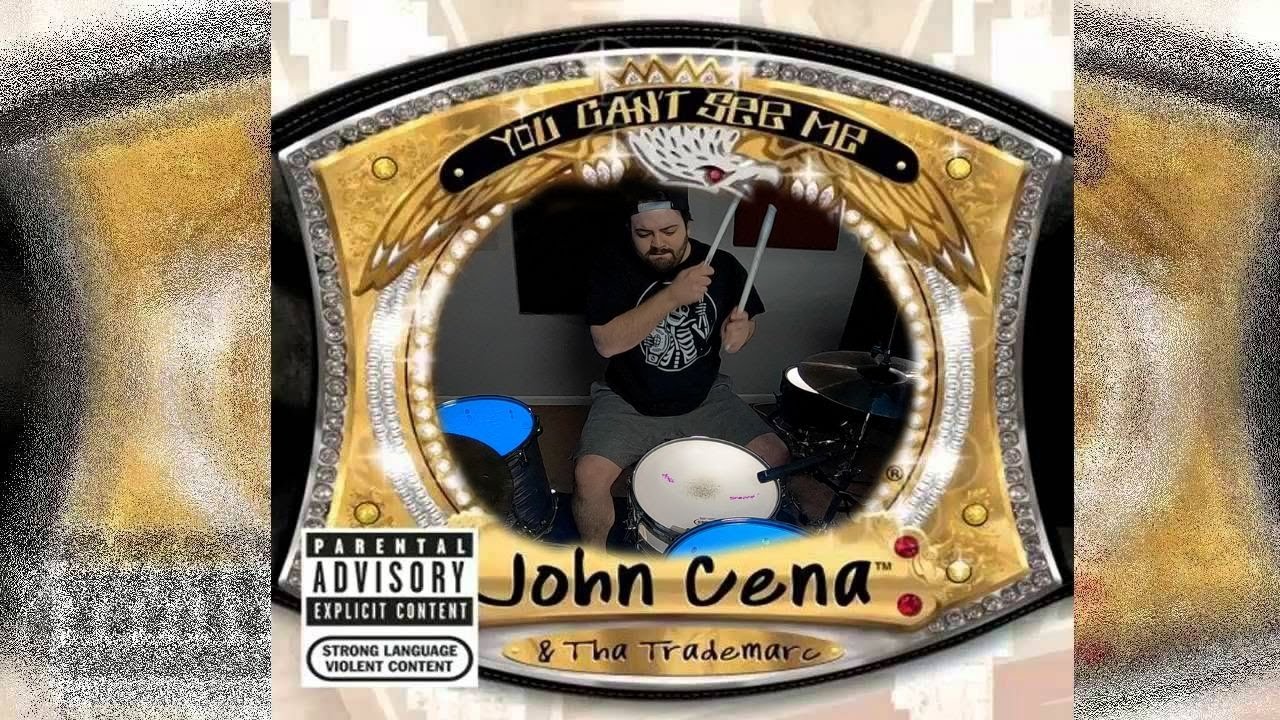 Playing John Cena's Rap Album On Drums - YouTube