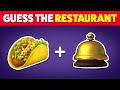 Guess the Fast Food Restaurant by Emoji? 🍔🍕 Quiz Blitz