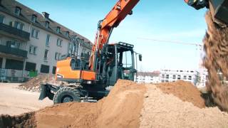 Doosan DX160W-5 Mid-Range Wheeled Excavator | Doosan Equipment europe