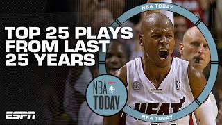 NBA Today's Top 25 plays in the last 25 years 👀