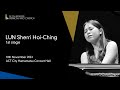 LUN Sherri Hoi Ching / 1st Stage, the 12th Hamamatsu International Piano Competition