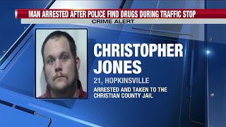 Man arrested after police find drugs during traffic stop