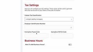 Tax Settings & W9 Form Automation in Contractor+