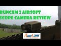 RunCam2 - 35mm Airsoft scope cam unboxing review/ and shooting test