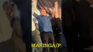 Mais um dia surpreendente de recepção ao presidente @jairbolsonarobrasil em Maringá (PR)