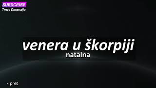 VENERA U ŠKORPIJI / natalno značenje