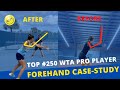 Full Forehand Lesson: WTA Pro Player Case Study - From 450WTA to 254 WTA