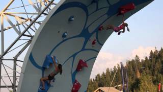 Andrea Szekely vs. Sasha DiGiulian in the 1st Round of the 2014 Psicobloc Masters