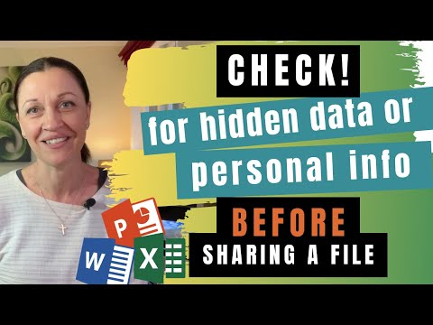 HOW TO: Check Document Properties and Remove Author Information (Microsoft Word)