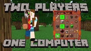 Two Players, One Computer - Minecraft Bingo ft. @blueberrybrownyt