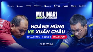 Hoàng Hùng vs Xuân Châu - Molinari Carom 3C Open 2024 - Final Stage - Round 1