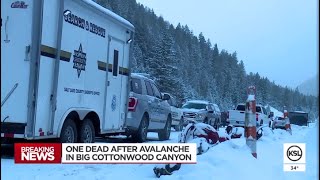 One dead after avalanche in Big Cottonwood