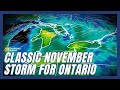 Classic November Storm Heading To The Great Lakes | #forecast