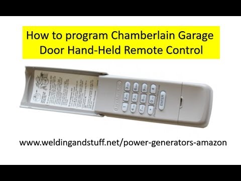 How To Change An Existing Code On The Chamberlain Garage Door Opener Keypad How To Change An Existing Code On The Chamberlain Garage Door Opener Keypad