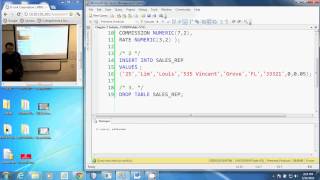 PRG 140 - Insert Into SQL Script