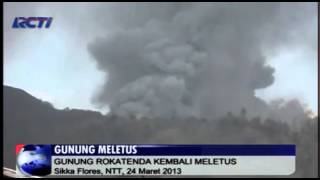 Gunung Rokatenda Meletus Lagi