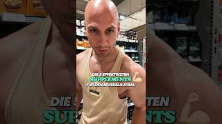 Die 5 effektivsten Supplements für den Muskelaufbau 💪🏼