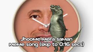 Jhoome jo pathan parody meme song | jhume mera saman viral meme song #memetemps #memetemplate #oc