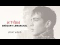 Gregory Lemarchal - Je t’écris (Official Lyric Video)