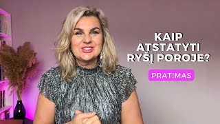 Kaip atstatyti ryšį poroje? Pratimas