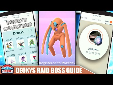 *DEOXYS DEFENSE* COUNTER GUIDE! 100 IVs, MOVESET & WEAKNESS -PSYCHIC RAID BOSS Pokémon Go