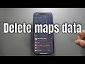 How to delete apple maps data in iPhone (New Update)