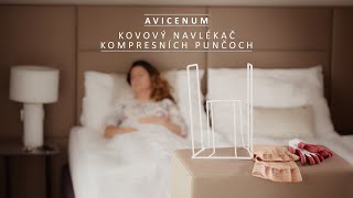 Kovový navlékač kompresivních punčoch Avicenum