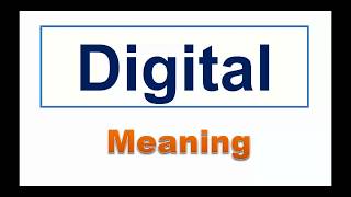 digital meaning