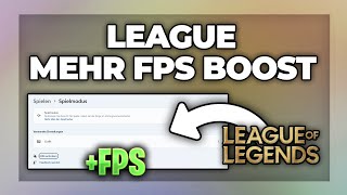 League of Legends FPS Boost / erhöhen oder laggt | LOL mehr RAM zuweisen