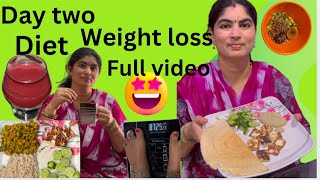 #Day #two #diet #weightloss #full #videos #video