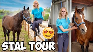 STAL TOUR van onze nieuwe stal 🤩🐴