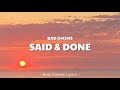 Bad Omens - Said & Done (Lyrics) 🎵