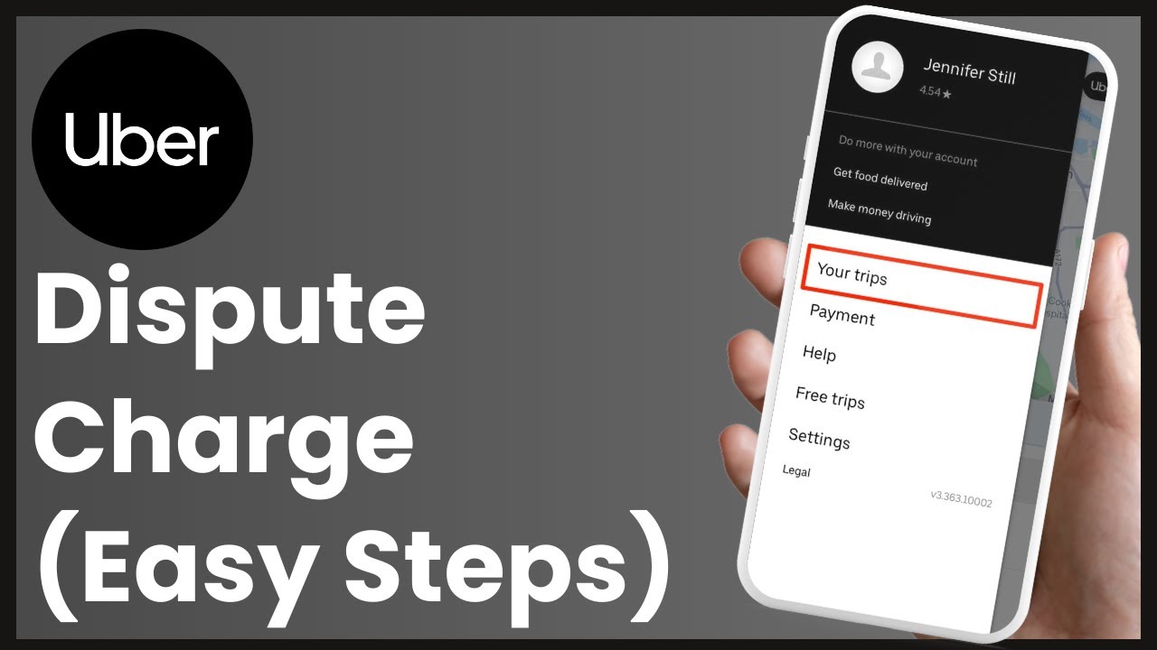 How To Dispute A Charge In Uber Youtube
