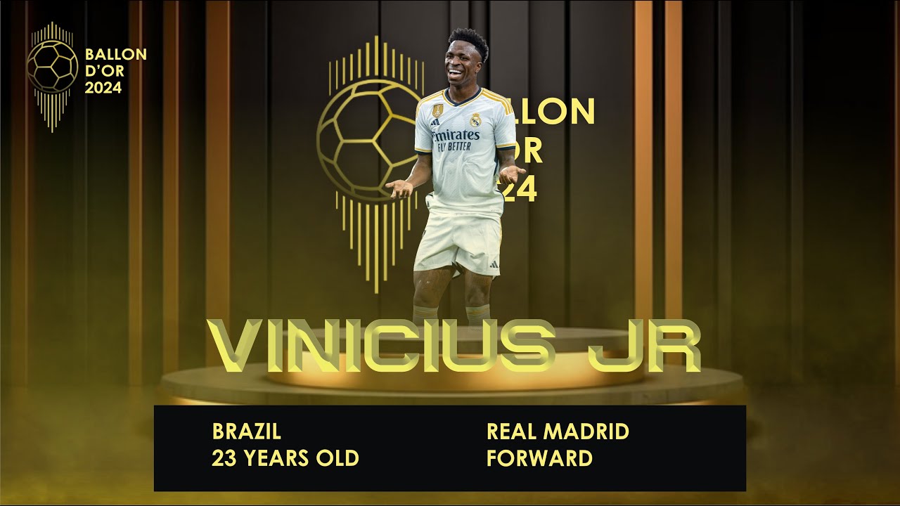 BALLON D'OR 2024 - VINICIUS JR IS BACK - YouTube