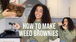 HOW TO MAKE WEED BROWNIES | QUICK AND EASY