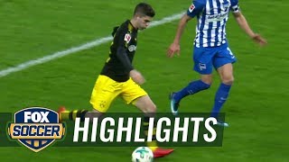 Hertha Berlin vs. Borussia Dortmund | 2017-18 Bundesliga Highlights