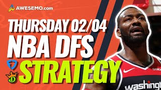 NBA DFS PICKS: DRAFTKINGS & FANDUEL DAILY FANTASY BASKETBALL STRATEGY | THURSDAY 2/4/21