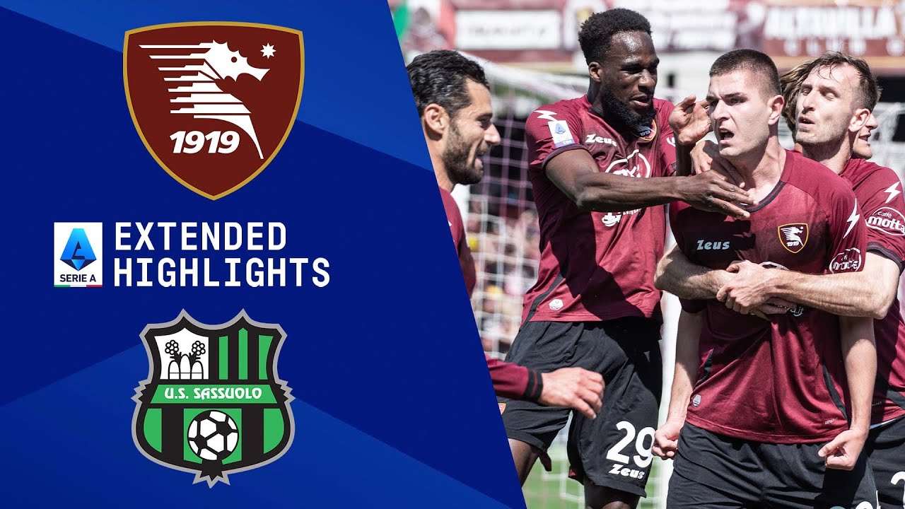 Salernitana Vs. Sassuolo: Extended Highlights | Serie A | CBS Sports ...