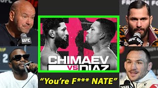 UFC Fighters on Khamzat Chimaev VS Nate Diaz Fight
