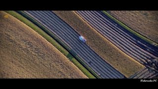 4K空撮『収穫の黄昏』福島県喜多方市関柴町DJI Phantom3 Pro