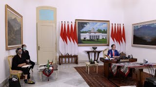 Presiden Jokowi Ikuti KTT Virtual Gerakan Non-Blok, Istana Bogor, 4 Mei 2020