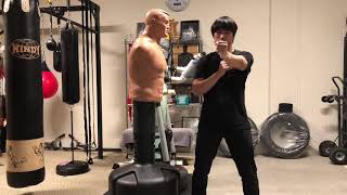 Wing Chun and Jeet Kune Do Straight Blast Training