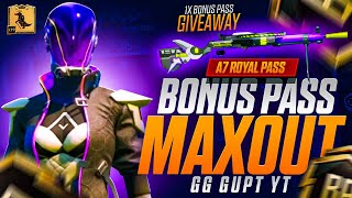 Bouns Pass A7 Opening - Bonus Pass Giveaway - Bonus Pass A7 Pubg - Pubg Mobile