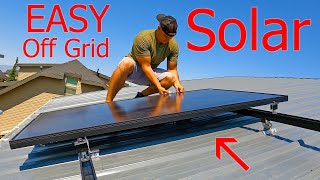 Off Grid Solar Battery! - So easy its *Almost* Cheating...