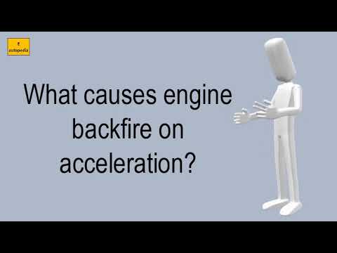 What causes backfiring at idle?