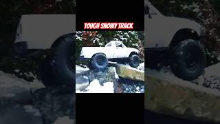 Can it beat this tricky, slippery snow track? WPL C24-1 Best Budget RC Scale Crawler Truck #offroad